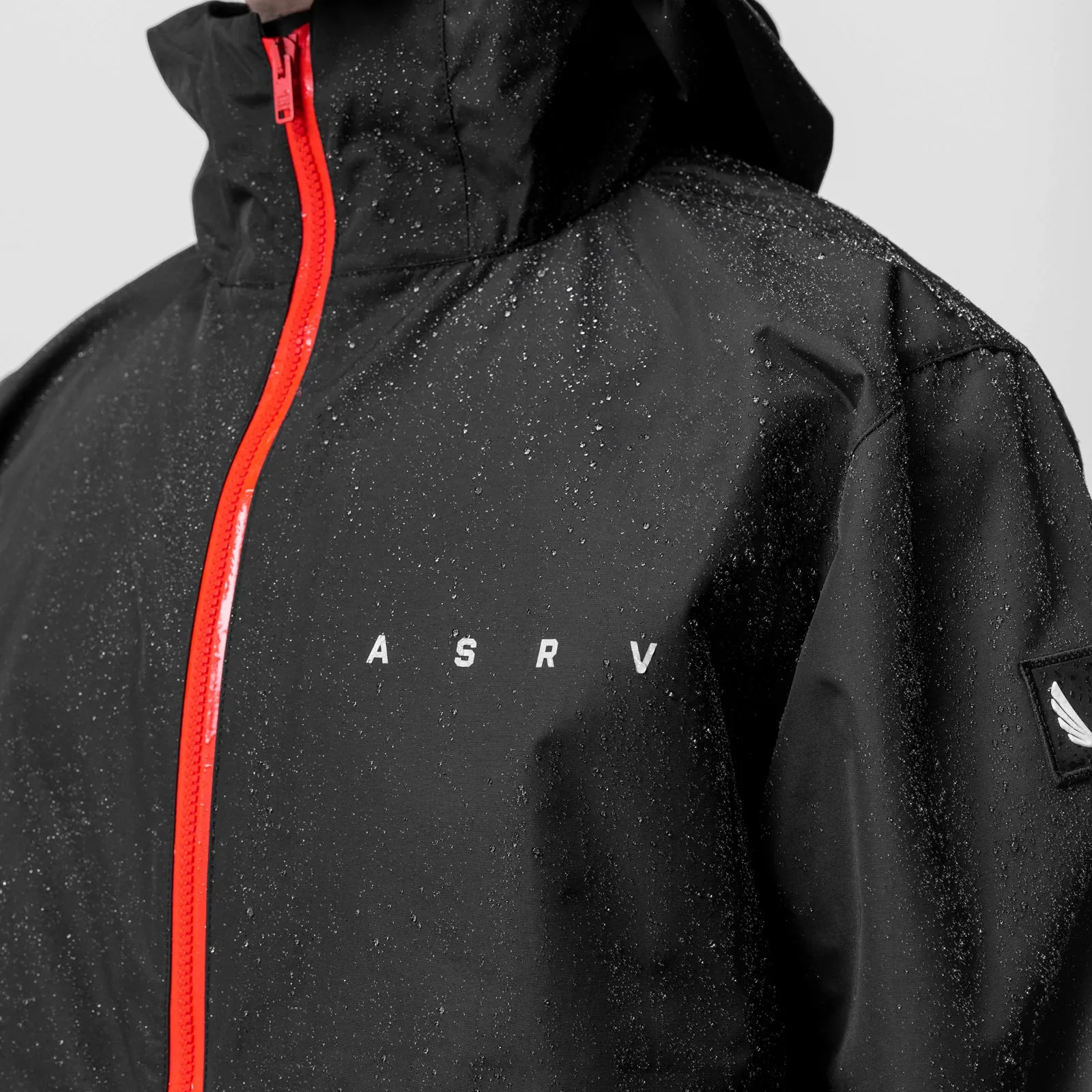 0678. Hipora® AQUAzip® Tech Parka  - Black