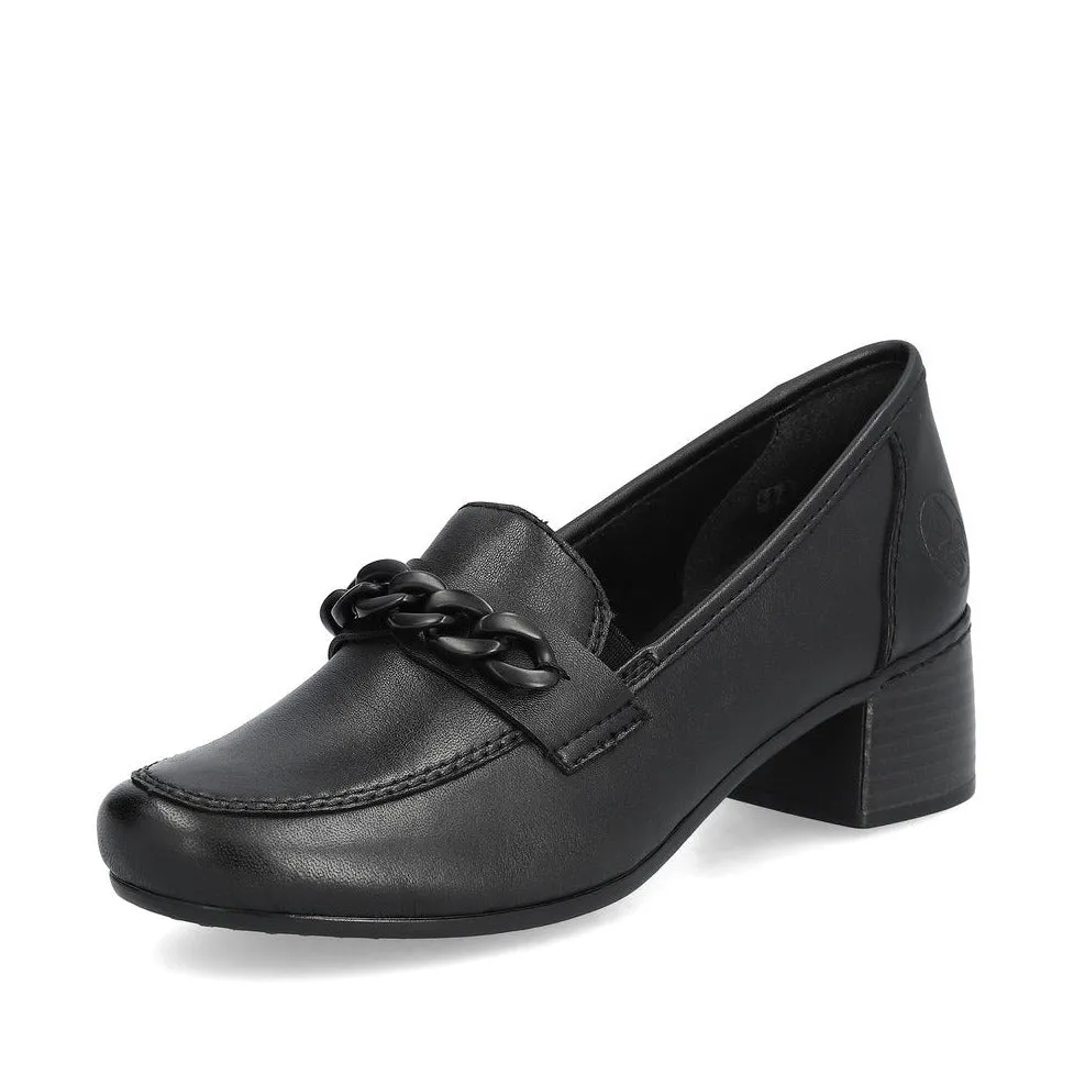 41660-00 Black Slip On Heel