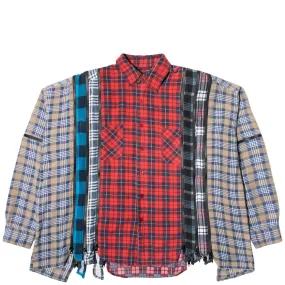 7 CUTS ZIPPED WIDE FLANNEL SHIRT SS21 31