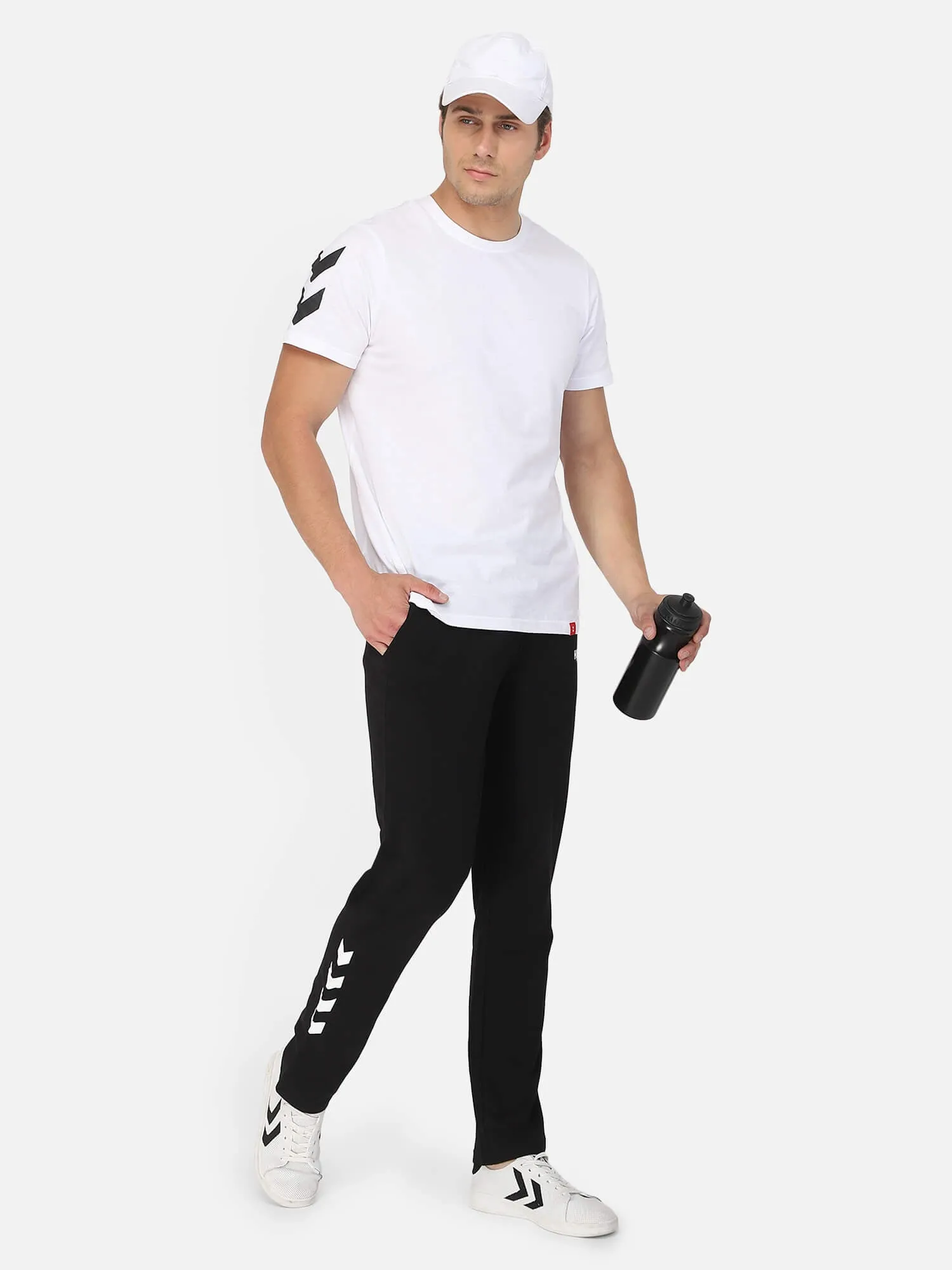 Alex Solid Regular fit Cotton Rich Trackpants for Men with zipper pockets Comfortable Breathable Fabric Stretchable for Everyday Use Ideal for Casualwear Yoga Training Gym or Performance