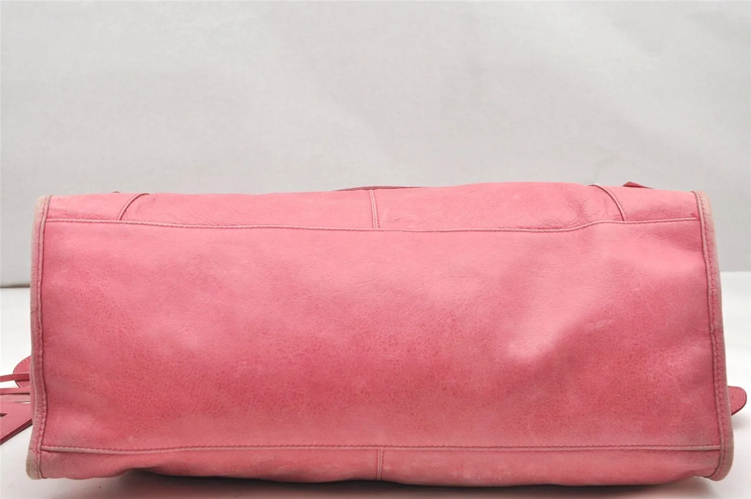 Auth BALENCIAGA Classic The Part Time 2Way Hand Bag Leather 168028 Pink 5274K