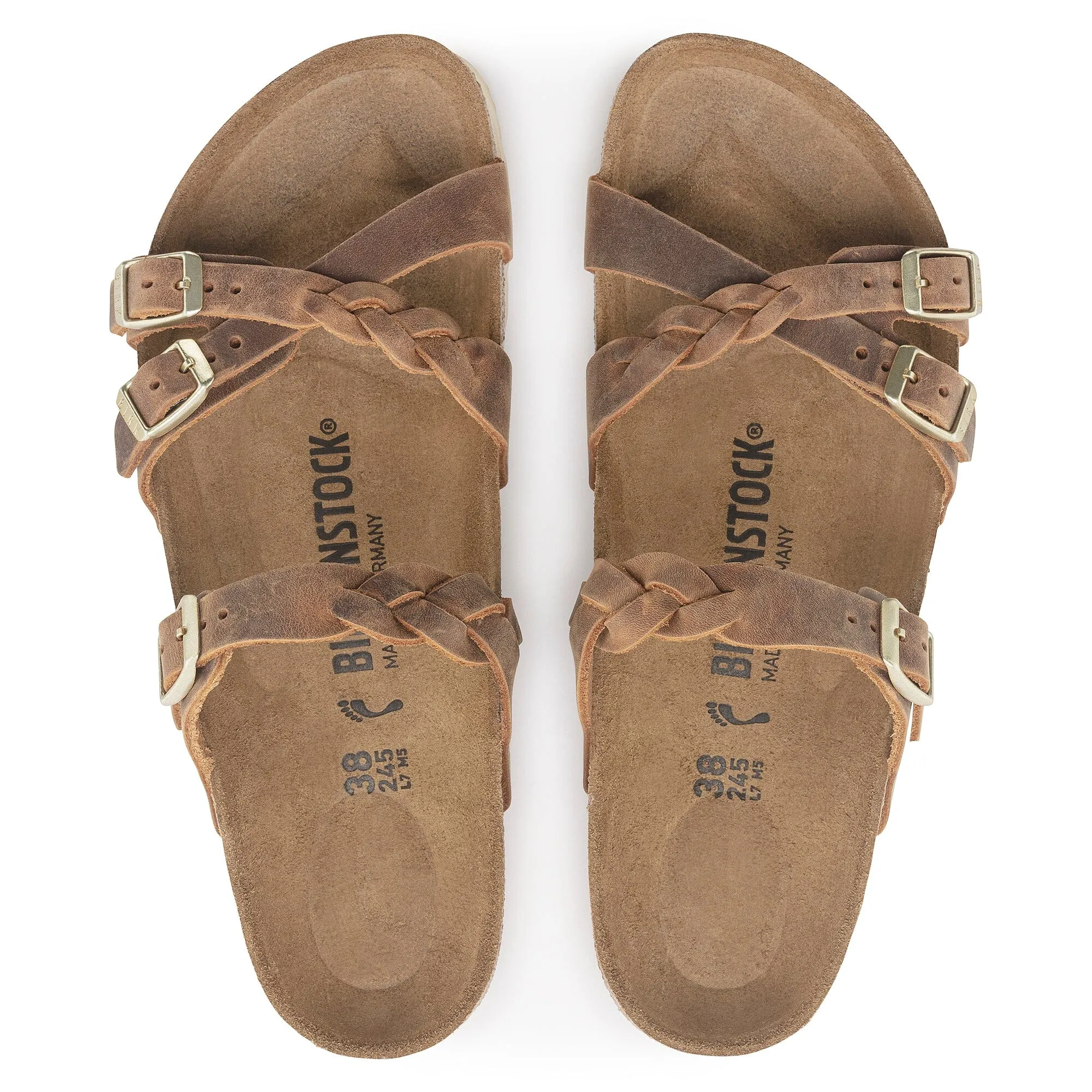 BIRKENSTOCK FRANCA BRAID OILED LEATHER