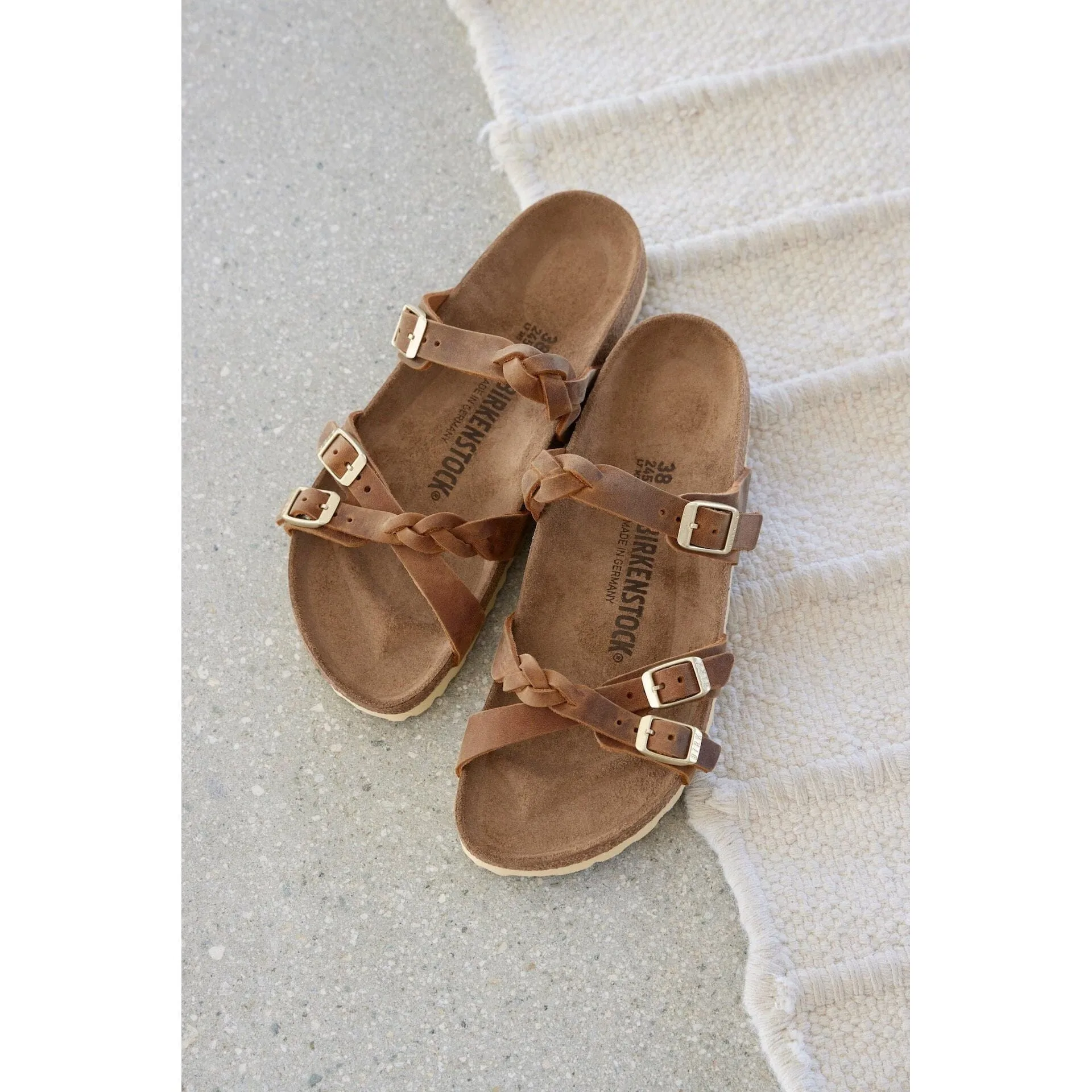 BIRKENSTOCK FRANCA BRAID OILED LEATHER