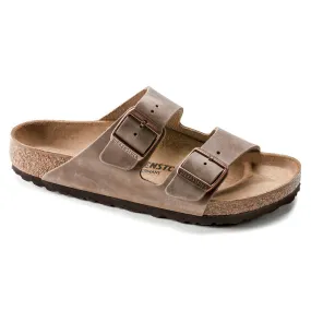 Birkenstock Women's Arizona Oiled Leather (Tobacco Brown - Narrow fit)