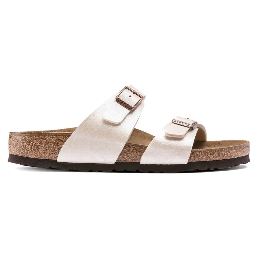 Birkenstock Women's Sydney - Graceful Pearl White Birko-Flor