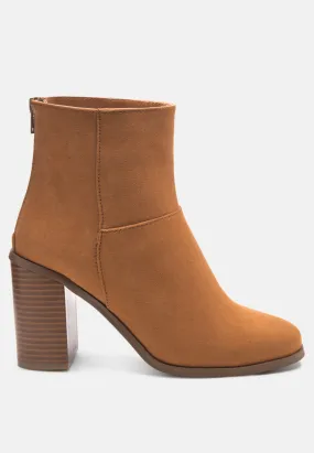 Block Heeled Ankle Boots