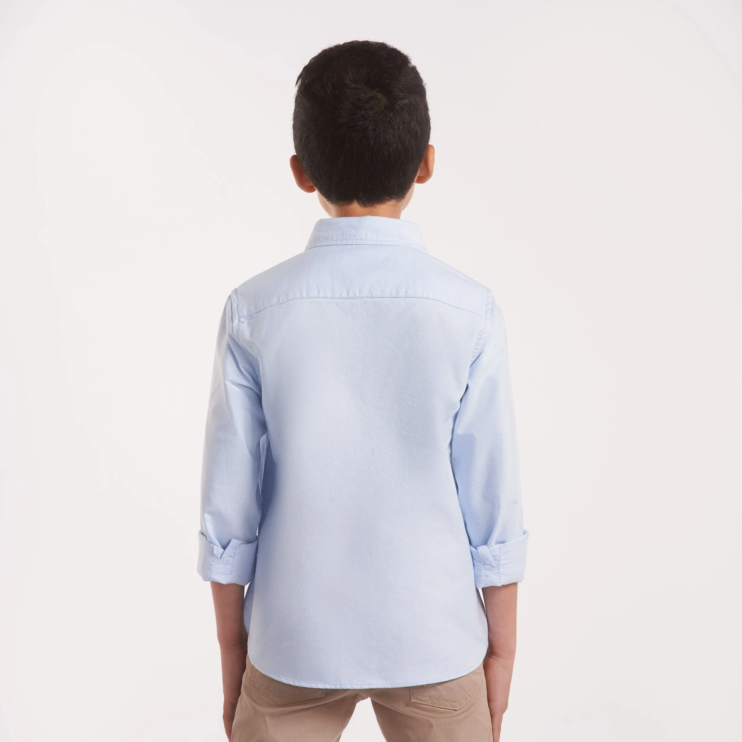 Boys Long sleeves Oxford shirt(110)