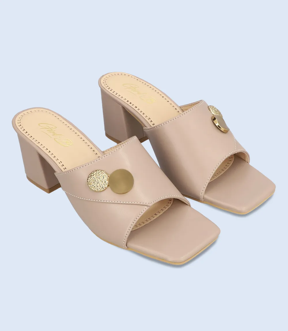 BW6330-KHAKI-Slipper Heel