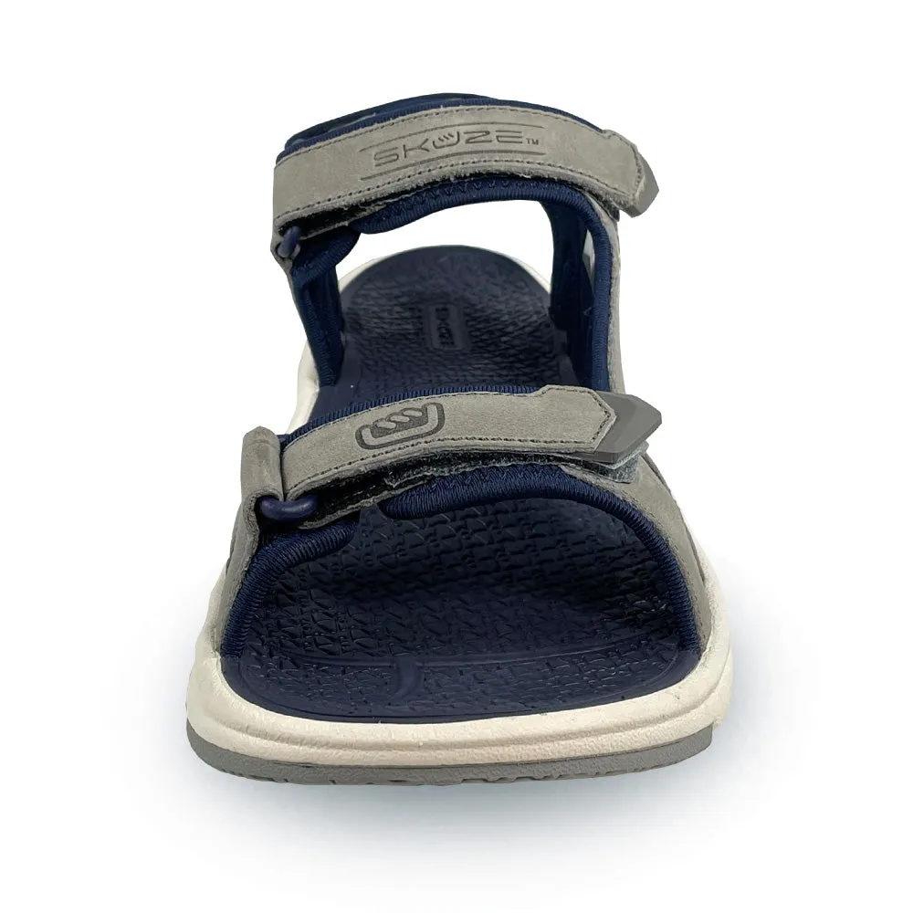 Cabo by Skuze Shoes - Grey & Navy