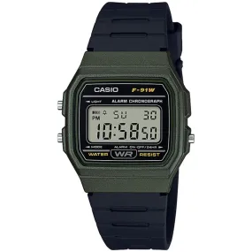 Casio Men's Classic Digital Watch - F91WM-3A