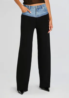 Chani Knit Denim Pant