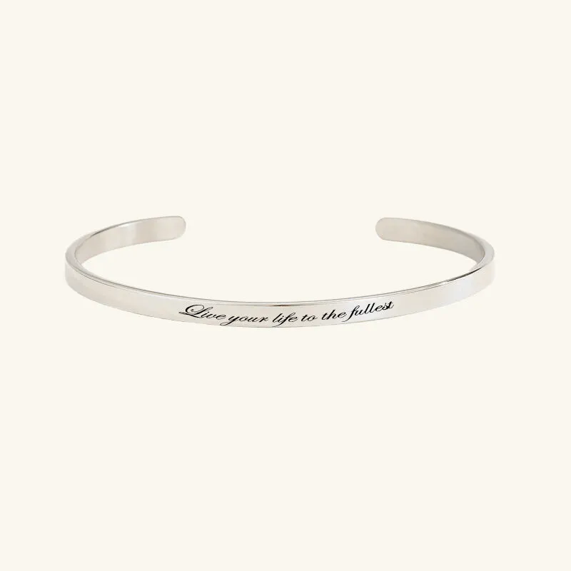 Classic Engraved Cuff Bracelet