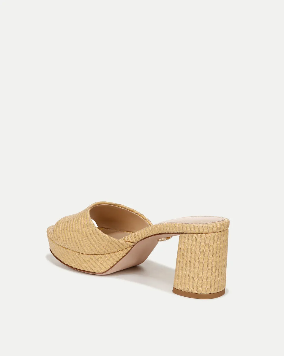 Dali Raffia Platform Sandal