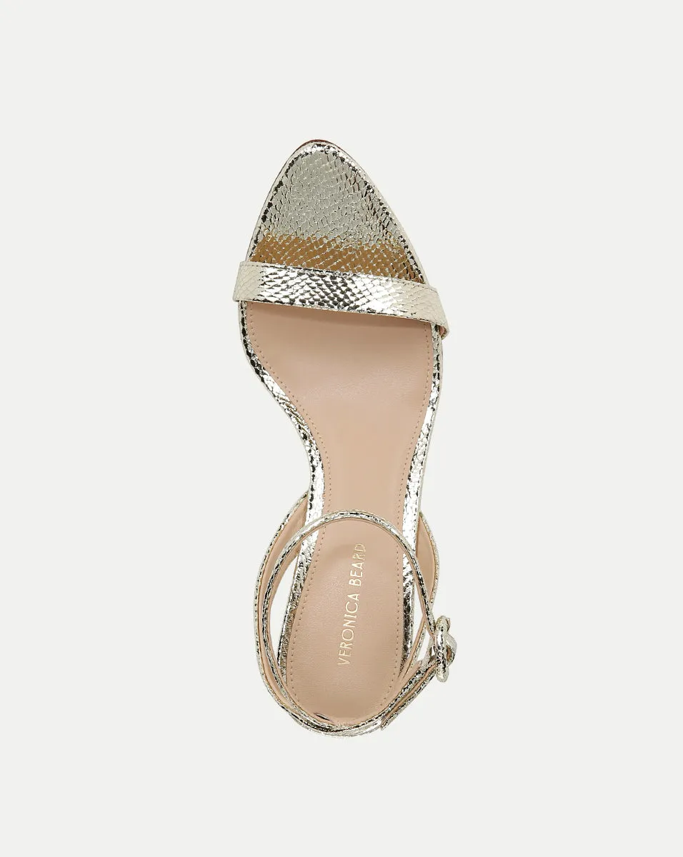 Darcelle Metallic Leather Sandal