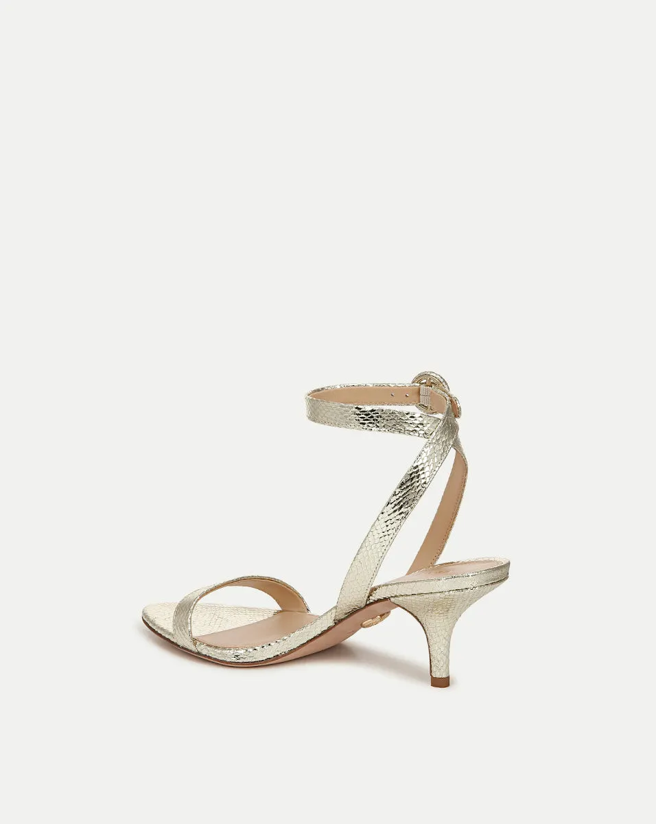 Darcelle Metallic Leather Sandal