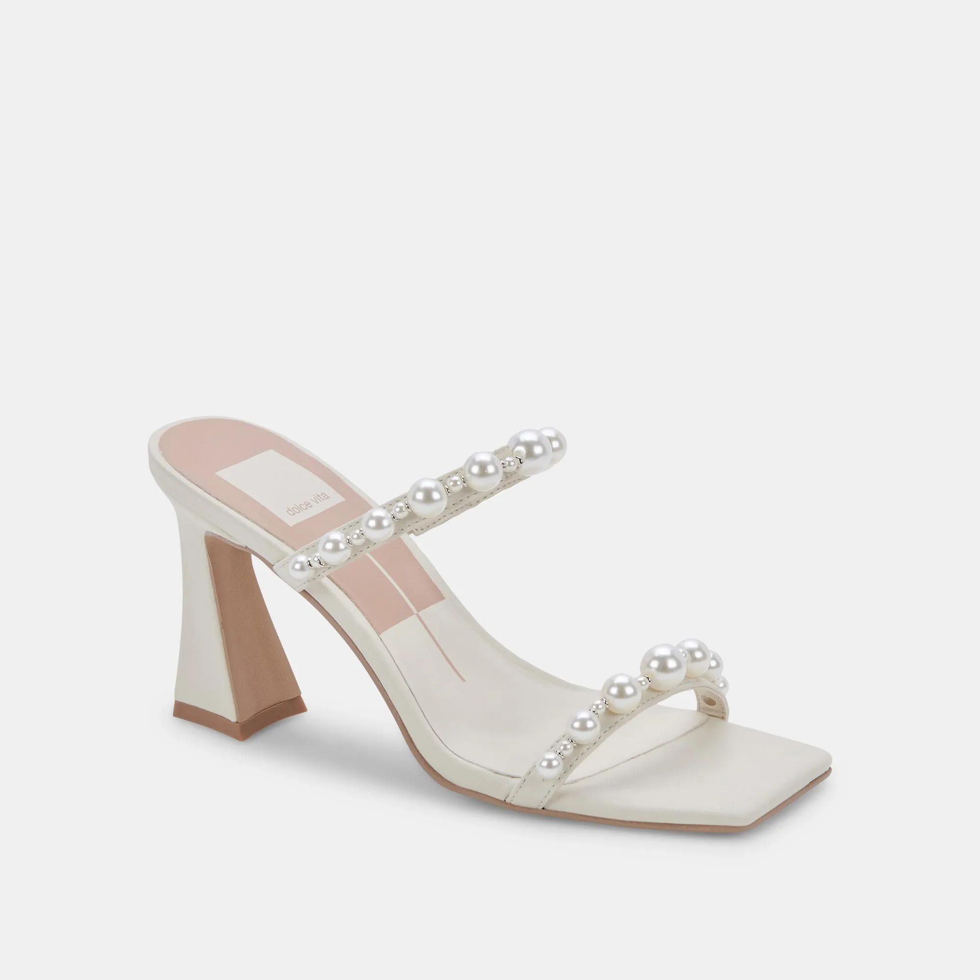 NAJA PEARL HEELS IVORY STELLA