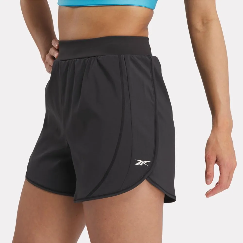 Reebok Apparel Women Lux Woven Shorts BLACK