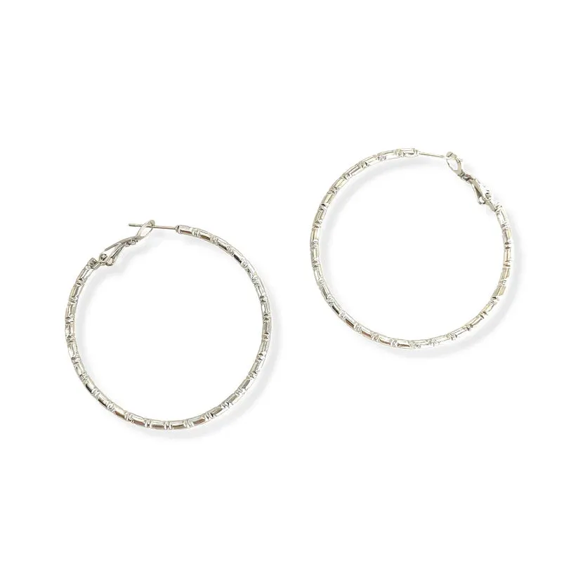 WATER RESISTANT HOOP EARRINGS